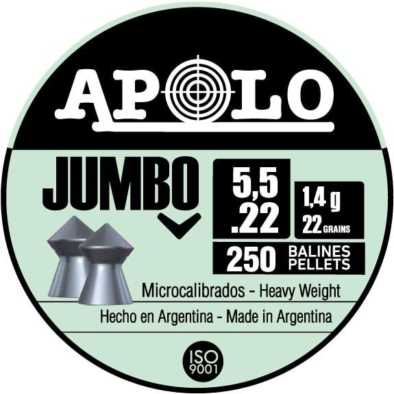 Hatsan Apolo Jumbo Air Rifle Pellets .22 Cal 22 gr 250 ct - E19921