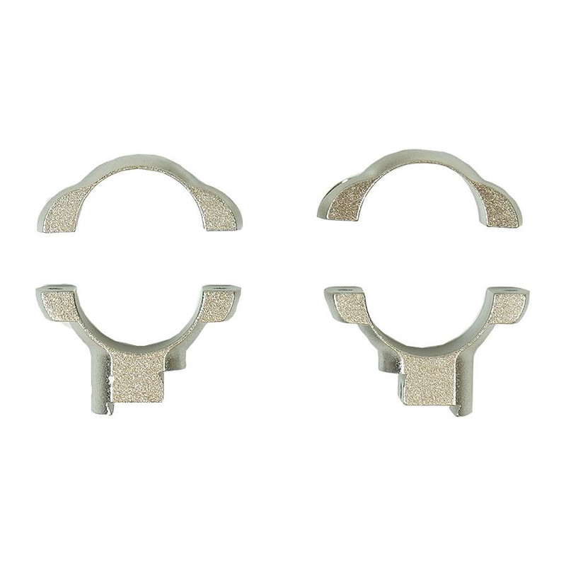 Weaver Grand Slam Ruger Style .22 cal Rimfire Scope Rings 1" High Nickel - 49214