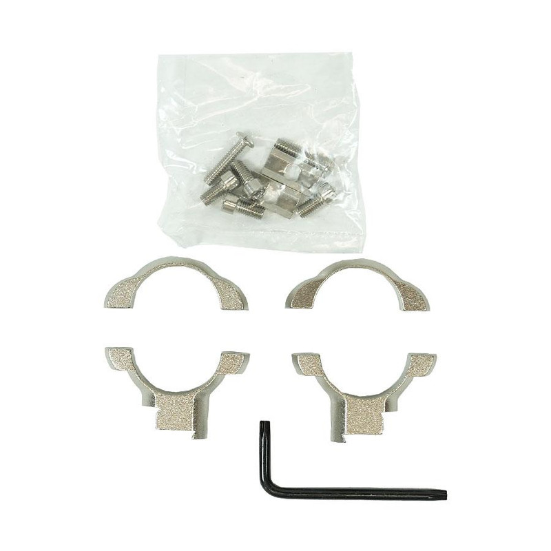 Weaver Grand Slam Ruger Style .22 cal Rimfire Scope Rings 1" High Nickel - 49214