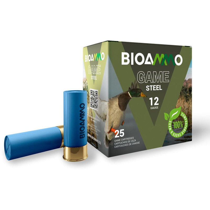 Winchester BioAmmo Steel Game Waterfowl 12 Gauge 2-3/4" #3 Shot 1 oz 25 Round Box - BLS2830