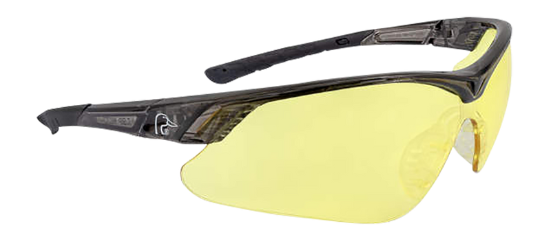Radians Ducks Unlimited Half Frame Shooting Glasses Black with Amber Lens - DUHF13040C