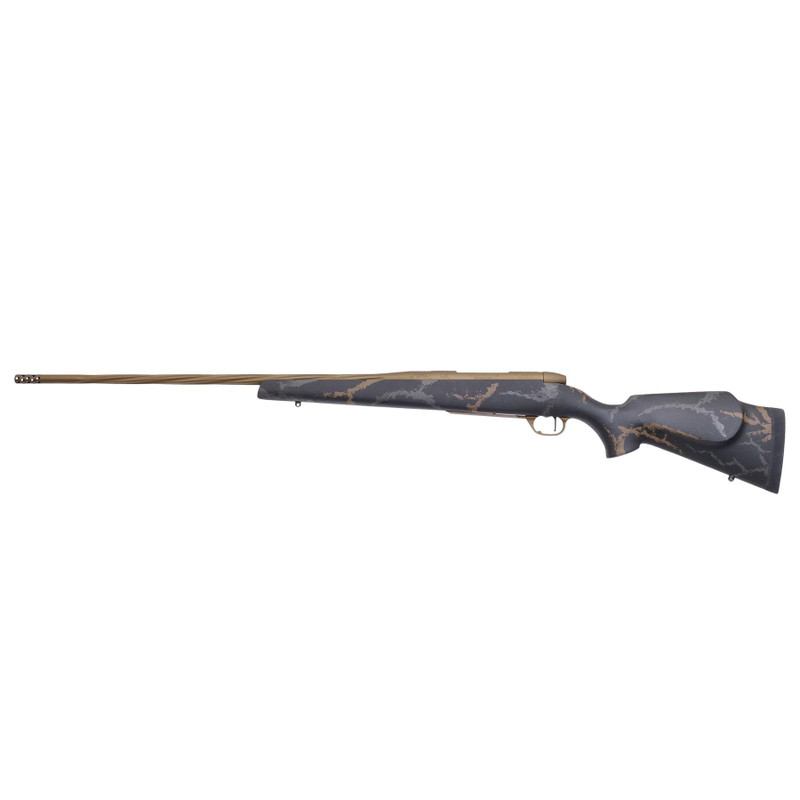 Weatherby Mark V Weathermark Limited 6.5 Creedmoor 24" 4rd Bolt-Action Rifle, Burnt Bronze Cerakote - MWL05N65CMR4B