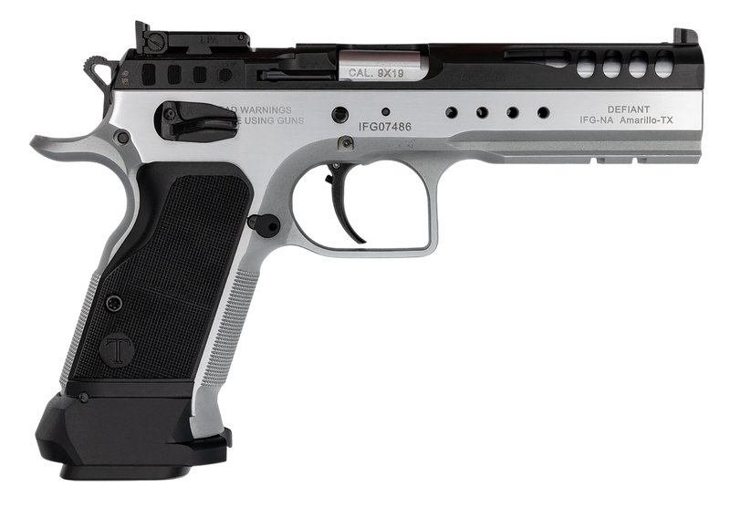 Tanfoglio Limited Master 10mm 4.75" 13+1 Pistol, Hard Chrome/Blued - TFLIMMSTR10