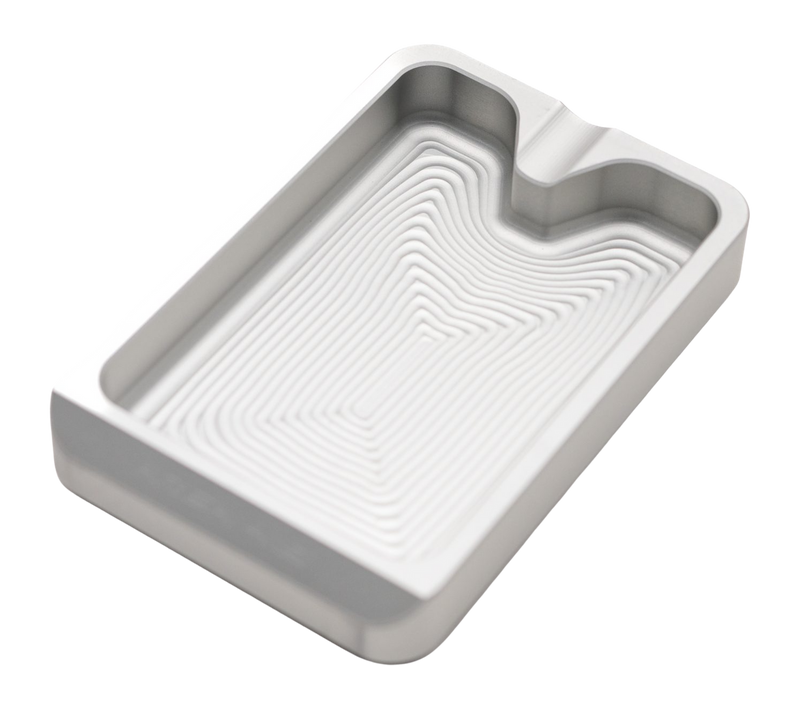 Area 419 Bullet/Cigar Tray Billet Aluminum Clear Anodized - 419-BTRAY-CLEAR