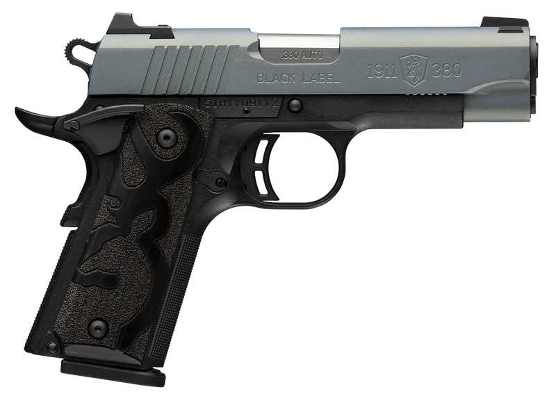 Browning 1911 Black Label Compact 380 ACP 3.63" 8+1 Pistol, Northern Lights Cerakote - 051993492