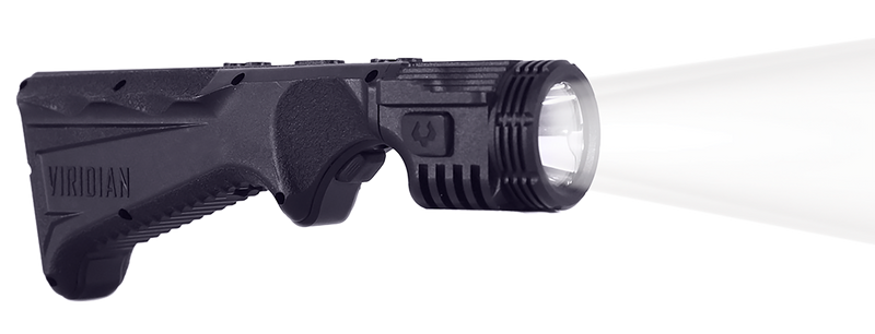 Viridian 4LUX 2K Angled Foregrip Weapon Light, Black - 9120089