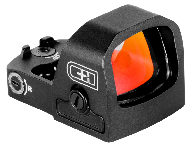 C&H Precision EDC RMSC 1x 3 MOA Red Dot Multi Reticle, Black - RDEDCRDMRRMSC