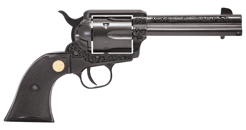 Chiappa Firearms 1873 .22 LR 6rd Revolver 4.75" Barrel, Black Engraved - 340340