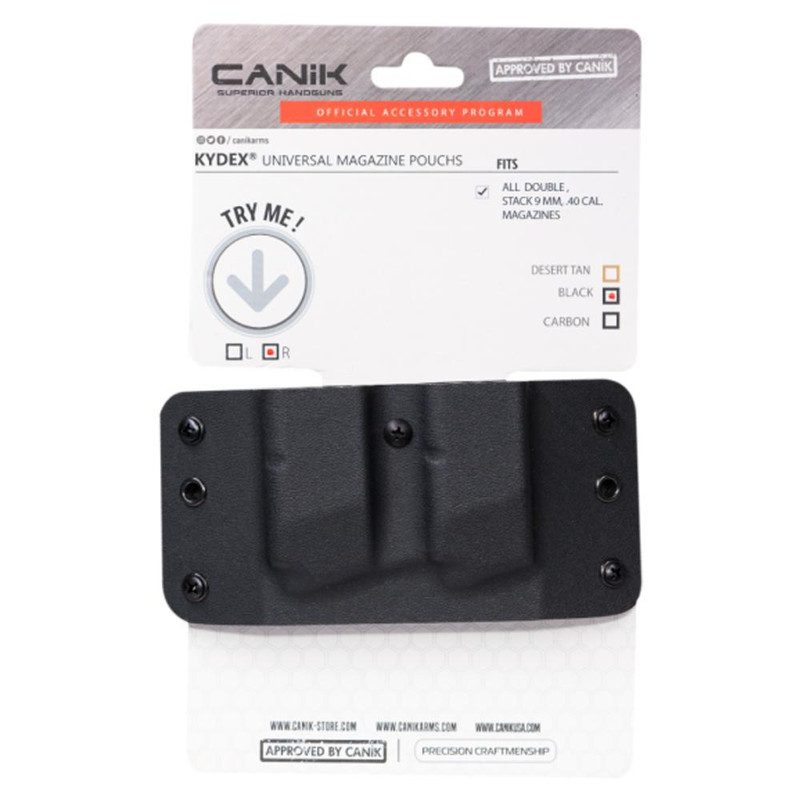 Canik Double Magazine Carrier Black - PACN0364