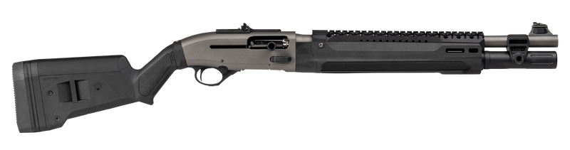 Langdon Tactical Tech Beretta 1301 Patrol 12 Gauge 18.7" 7+1 Semi-Auto Shotgun, Black - LTT1301HBFRMTG