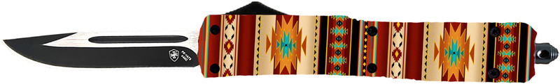 Templar Slim Saddle Blanket Auto D/A OTF Knife, Red - TPL SLIM SADDLE BLANKET RED DP