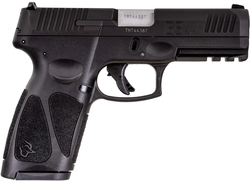 Taurus G3 9mm 4" 15+1 Striker-Fired Pistol, Matte Black - 1-G3B941-15
