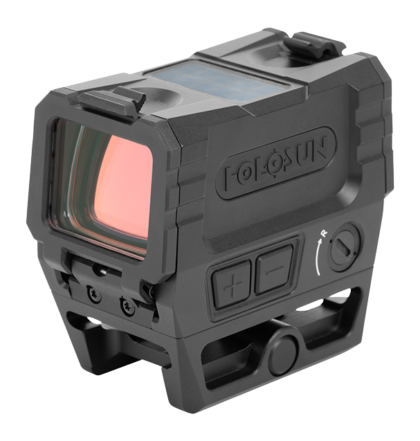 Holosun AEMS EVO Enclosed 1x Green Multi-Reticle Red Dot Sight, Black - AEMS-EVO-GR