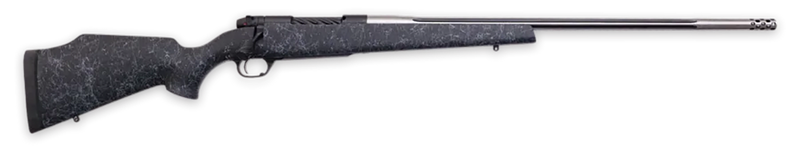 Weatherby Mark V Accumark 7mm PRC 26" 3+1 Bolt-Action Rifle, Graphite Black/Stainless - MAM01N7MMPR8B