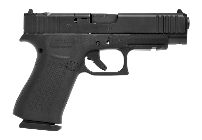 Glock 48 9mm 4.17" 15rd Pistol, Black nDLC - PA4850203FR