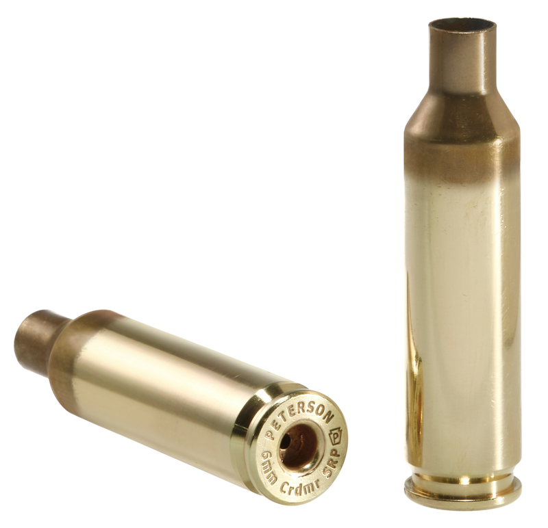 Peterson Cartridge 6mm Creedmoor SRP Unprimed Brass 50/Box - 40050-R