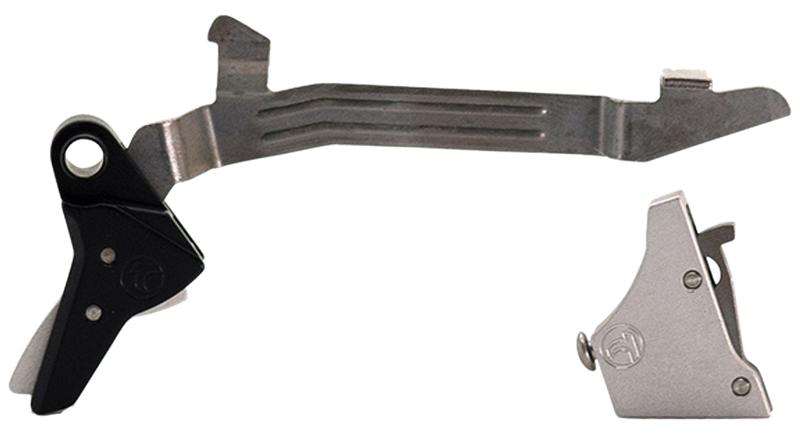 Timney Triggers Alpha Competition Glock Gen 3-4 Trigger, Silver Anodized - ALPHAGLOCK34SILVR
