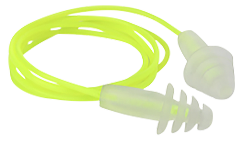 Radians Resistor Flanged Earplugs, Yellow/Clear - FP43HVBP3