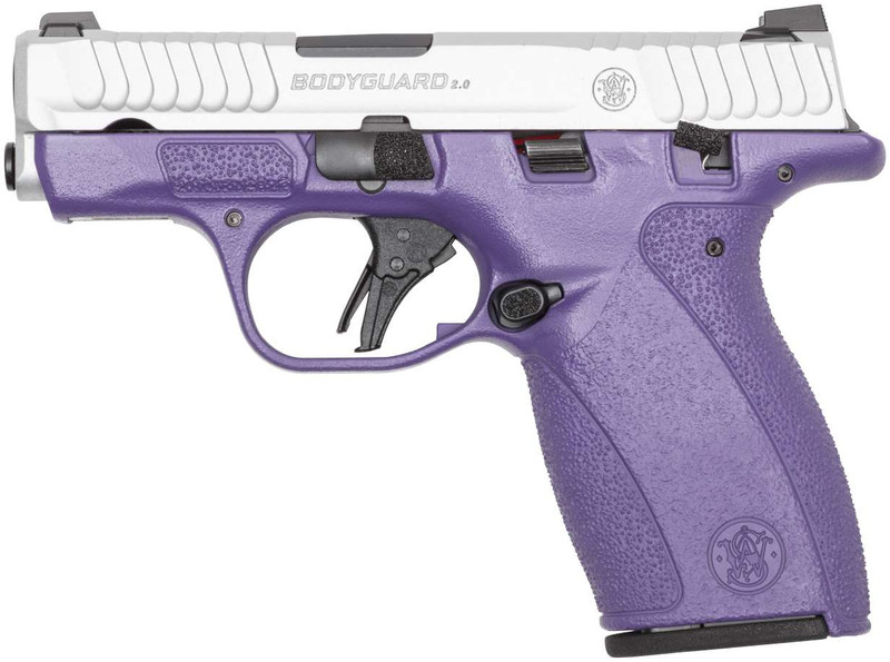 Smith & Wesson Bodyguard 2.0 .380 ACP 2.75" 10rd Pistol, Purple/Silver - SW 14435