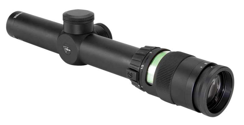 Trijicon AccuPoint 1-4x24mm 30mm Tube Rifle Scope, Matte Black - TR24-3G