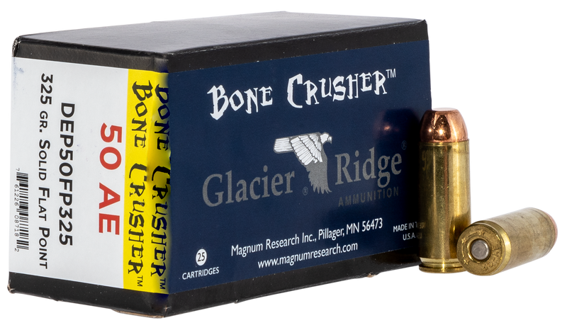 Magnum Research BoneCrusher .50AE 325gr Flat Point Handgun Ammunition - DEP50FP325