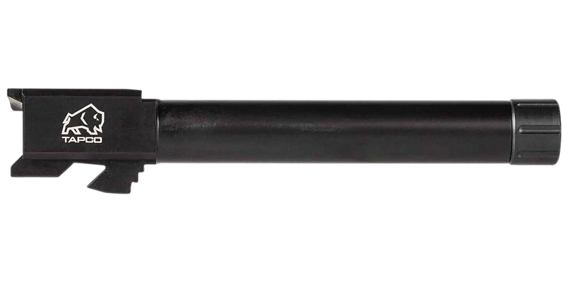 Tapco Conversion 9mm Luger Barrel Fits Glock 22 Gen 3-4, Black Nitride Threaded - TAP22018