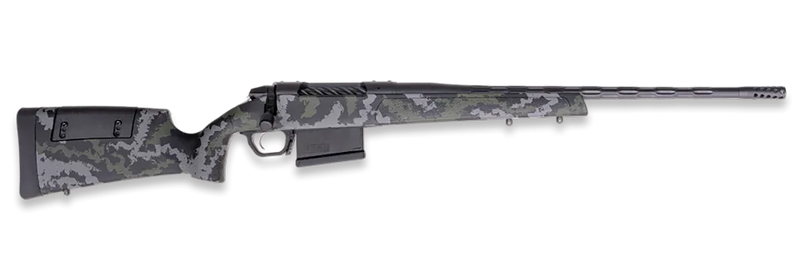 Weatherby 307 Range XP 2.0 7mm PRC 22" 5+1 Bolt-Action Rifle, Graphite Black Cerakote with Green/Gray Stock - 3WRX27MMPR4B