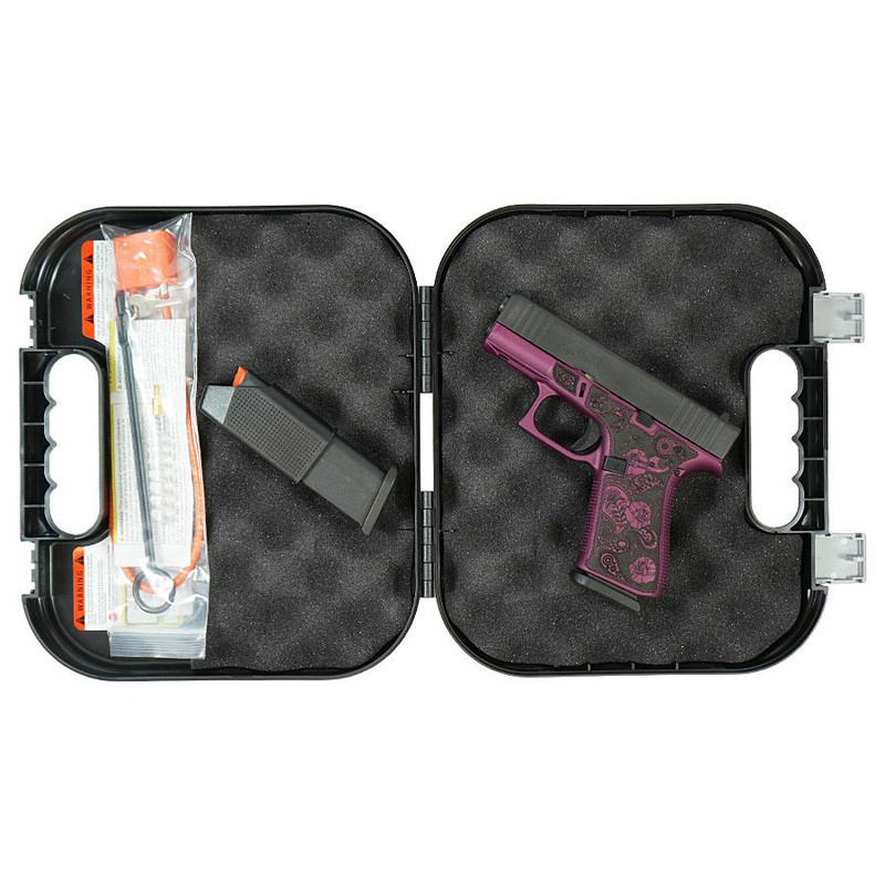 Glock 43X 9mm 3.41" 10rd Pistol, Black Cherry Paisley Grip - UX4350201FR