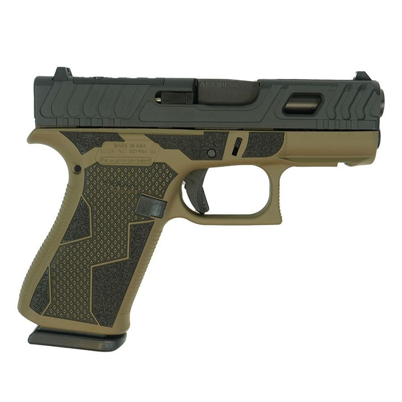 Glock 43X Kavorka 9mm 3.41" 10rd Pistol, FDE Cerakote - UX4350201FR