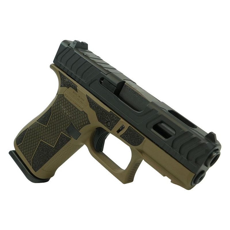 Glock 43X Kavorka 9mm 3.41" 10rd Pistol, FDE Cerakote - UX4350201FR