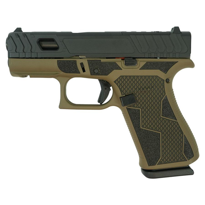 Glock 43X Kavorka 9mm 3.41" 10rd Pistol, FDE Cerakote - UX4350201FR