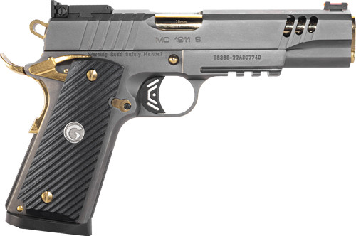 EAA Girsan MC1911 Negotiator 10mm 5" 9+1 Pistol, Titanium Nitride/Gold - 390299