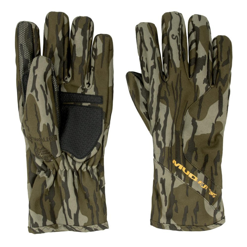 Muddy Windproof Glove Mossy Oak Bottomland M - MUD-MS-GLV-MOB-M