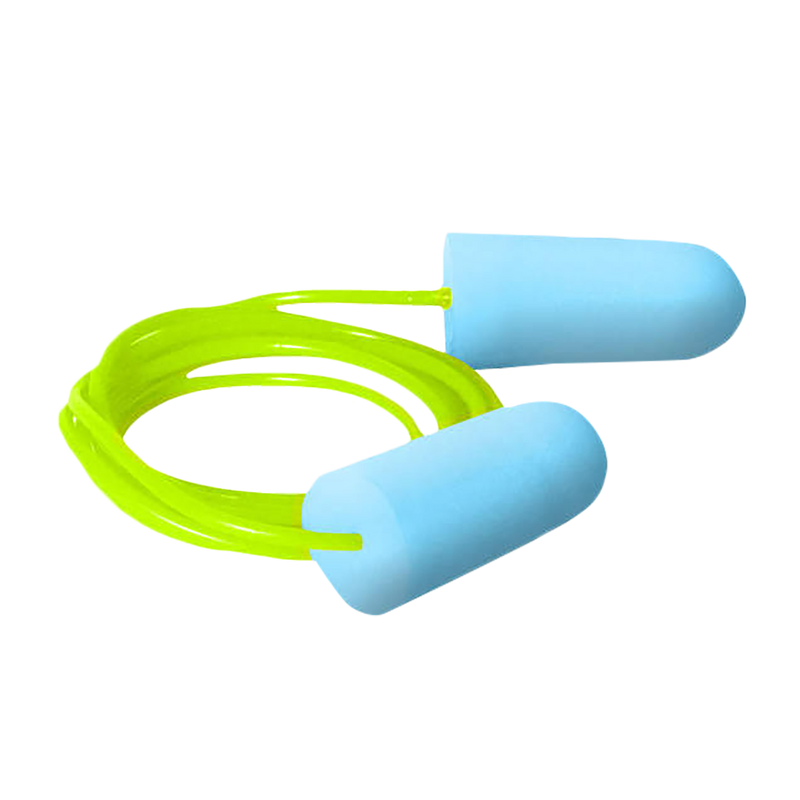 Radians Prohibitor Foam Earplugs, Lime Green/Light Blue - FP75BBP3