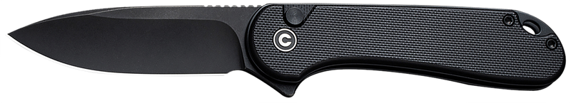 CIVIVI Elementum II Folding Knife, Black Stonewashed - C18062P-1