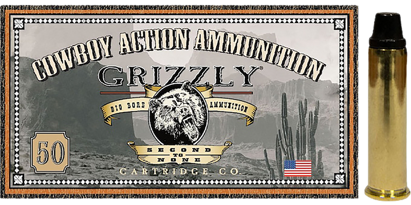 Grizzly Ammo 357 Mag 158gr Semi Wad-Cutter Handgun Ammunition, 50 Rounds - GC357M2