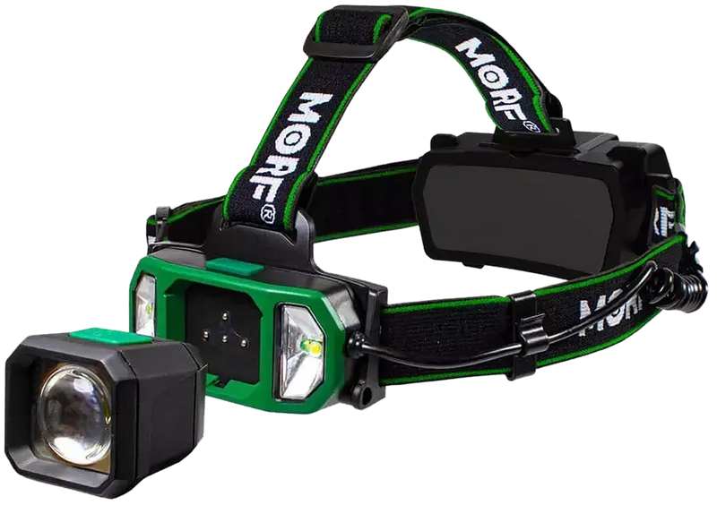 LB Marketing MORF R700 Headlamp, Black - 98935