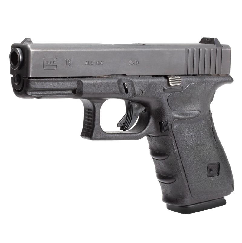 Hogue Wrapter Rubber Adhesive Grip for Glock Gen 4 Models 17/17MOS/22/31/34/34MOS/35/35MOS, Black - 17140