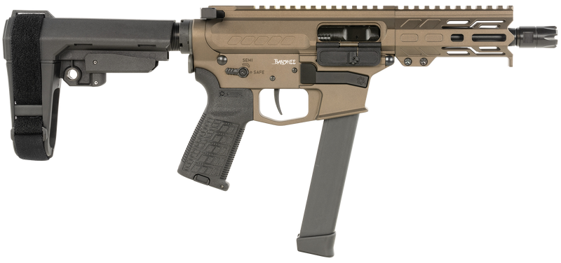 CMMG Banshee MKGs 9mm 5" 33rd AR Pistol, Midnight Bronze - 99A290F-MB