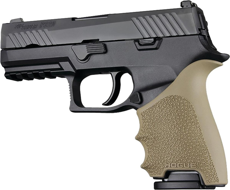 Hogue HandAll Beavertail Grip Sleeve Sig Sauer P320 Compact, Flat Dark Earth - 17613