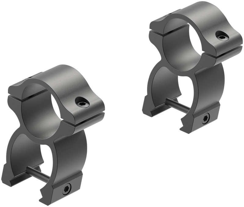 Leupold Rifleman Detachable See-Thru Rings, 1" High, Matte Black - 55880