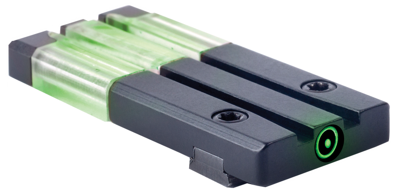 Meprolight FT Bullseye Green Tritium Fiber Optic Rear Sight for Springfield XD/XDM/Hellcat - 631103108