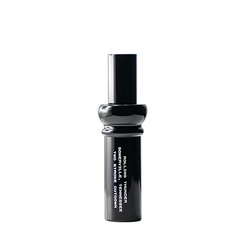 Rolling Thunder Game Call Two Stroke Double Reed Cutdown Duck Call, Blackout - DC212BLK