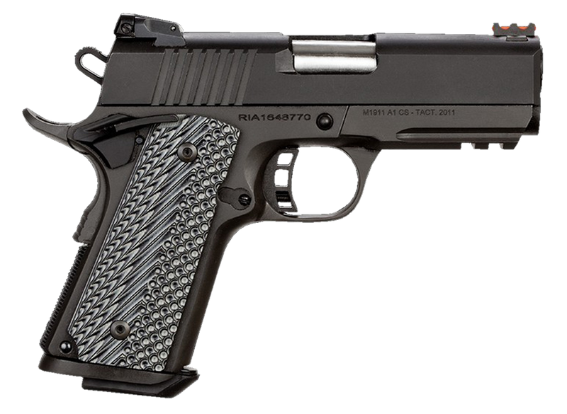 Armscor Rock Island Tac Ultra CS 45 ACP 3.5" 7+1 Compact Pistol, Black Parkerized - 51470