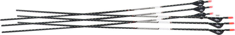 Easton Arrow FMJ 5mm 340 with 2" Blazer Vanes 6-Pack - 817841