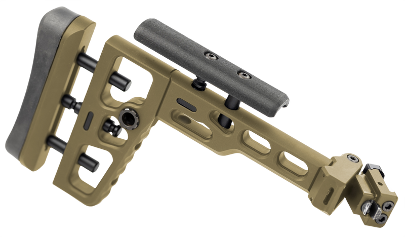 Samson S.A.S. K Folding Stock, Flat Dark Earth Anodized Aluminum - 040617032