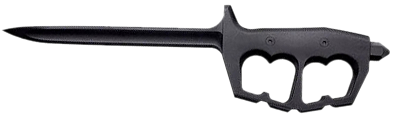 Cold Steel FGX Chaos 8" Fixed Blade Knife, Black - CS92FNTST