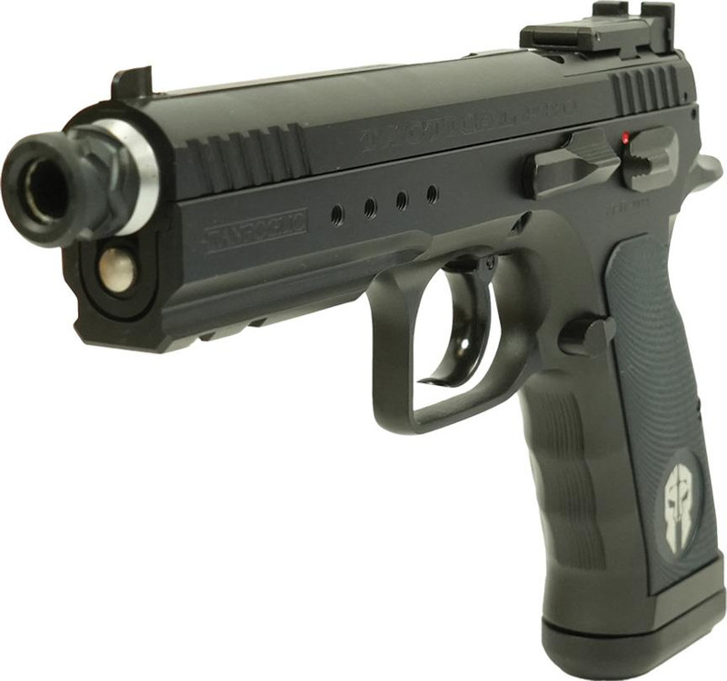 Italian Firearms Group Tanfoglio Defiant Tactical Pro 9mm Luger 4.9" 20rd Pistol, Black - TF-TACPRO-9BK