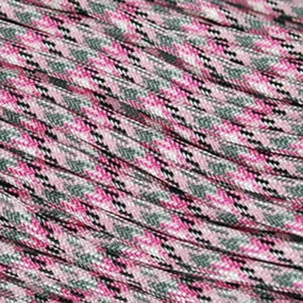 Mero 550 Paracord, 100' 550 lb Pink Camo - 011