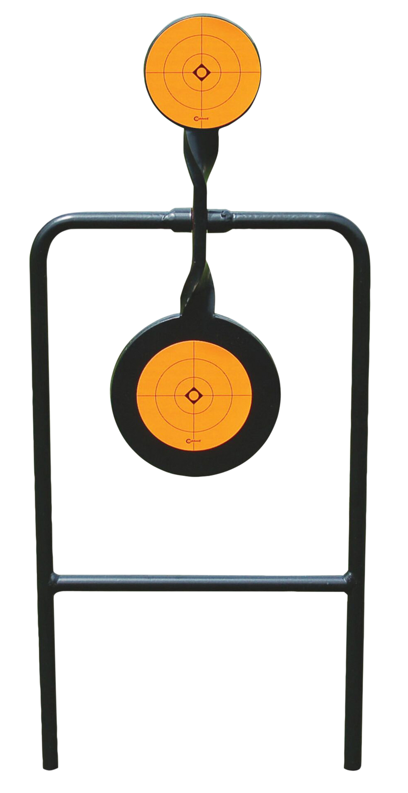 Caldwell Plink N' Swing Double Spin Handgun Target, Black/Orange - 133565